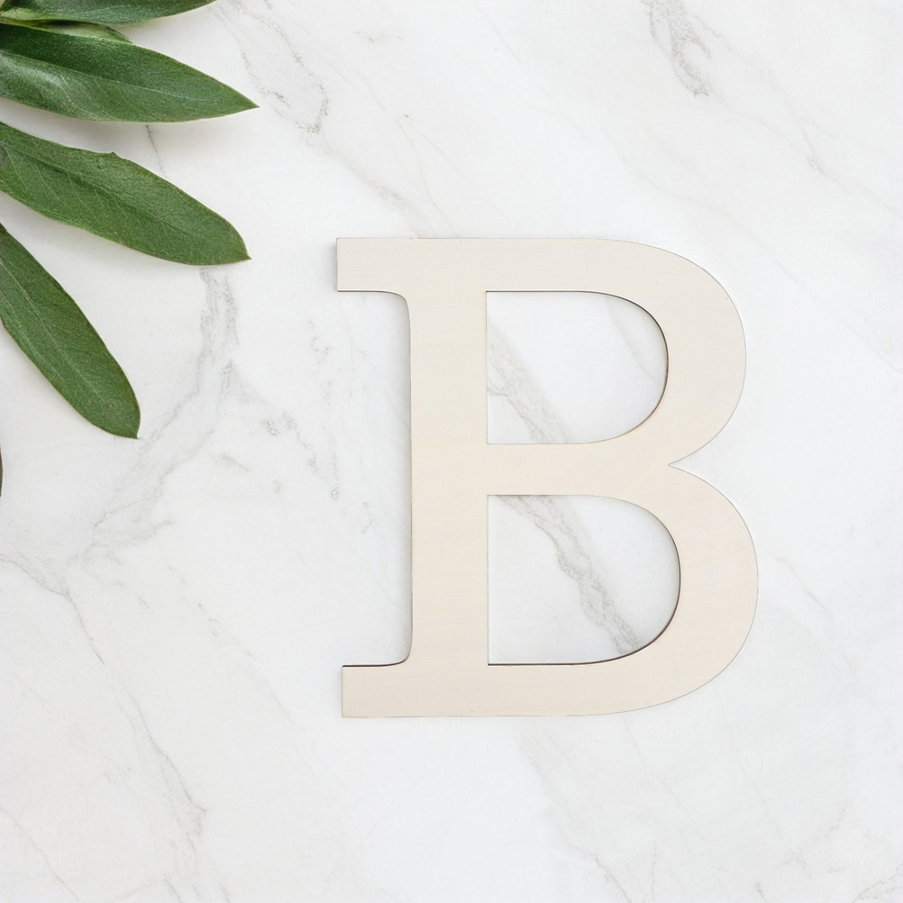 Home Office Backdrop - 2 Peças de Letras Grandes de