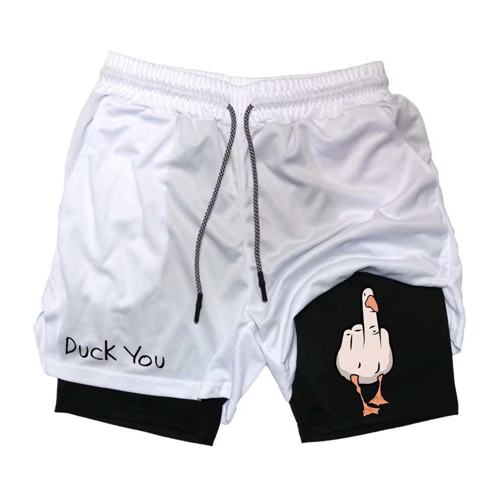 Letter Tray Desk - Shorts Masculinos de Verão com Estampa