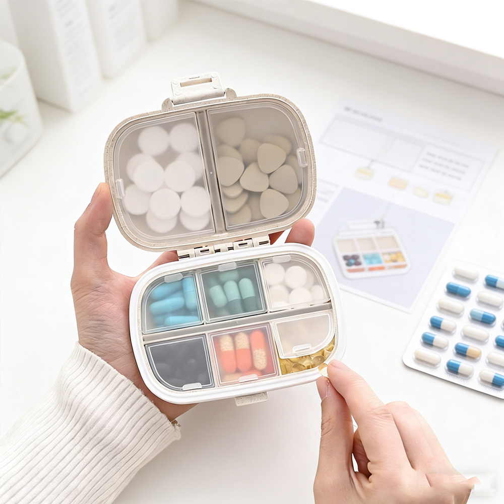 Home Office Box - Estojo Portátil para Armazenamento de Medicamentos,