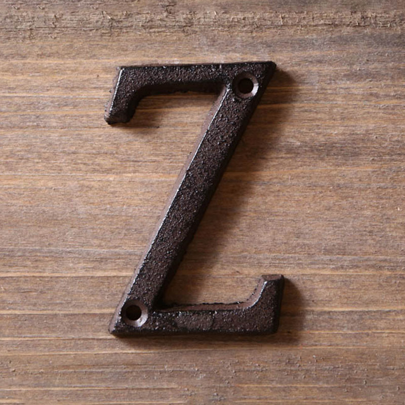 Home Office Number - Letras em metal números de ferro