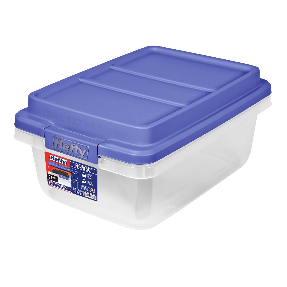 Home Office Box - Container de Armazenamento Plástico Transparente com
