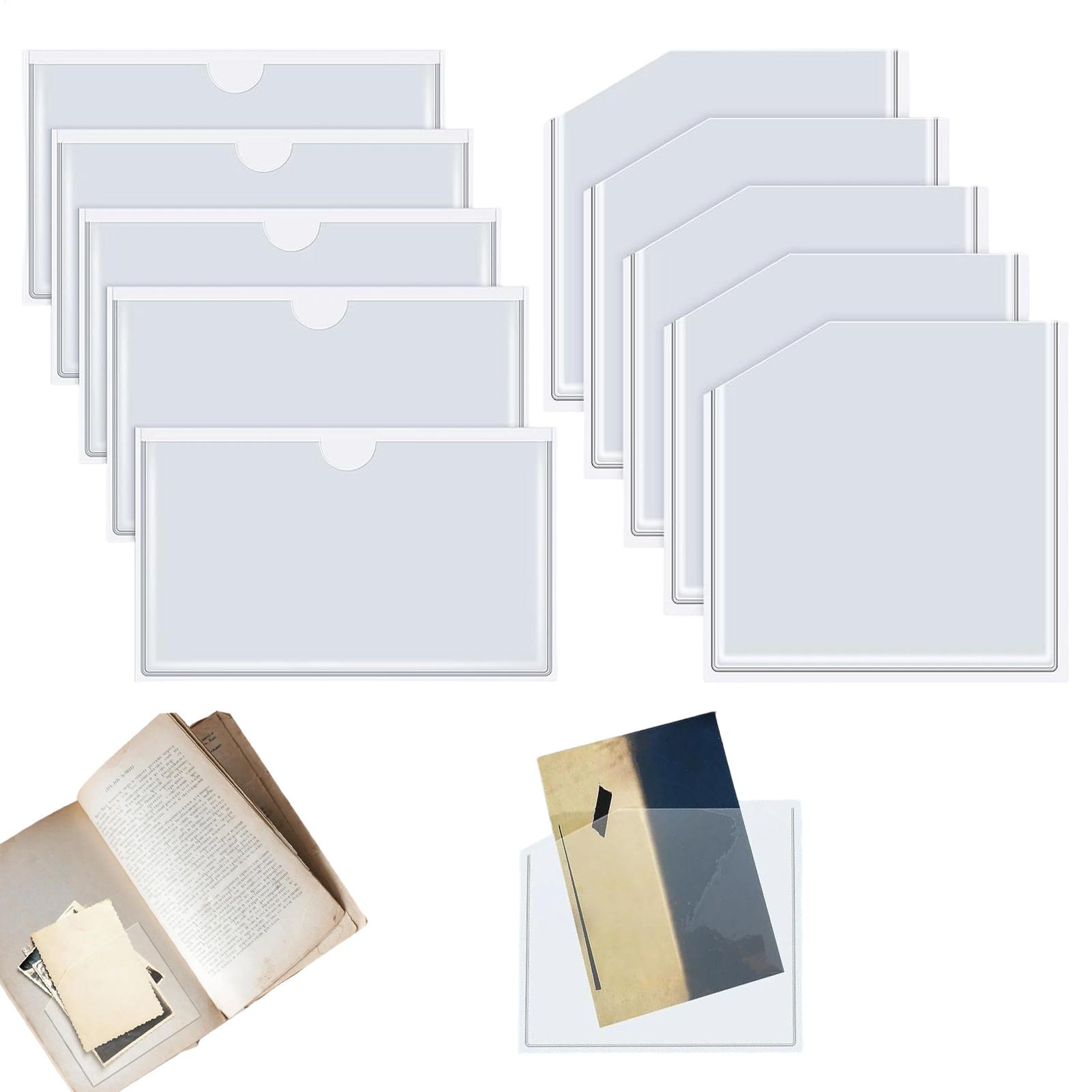 Home Office With Library - Protetores de Bolsos Adesivos Transparentes à
