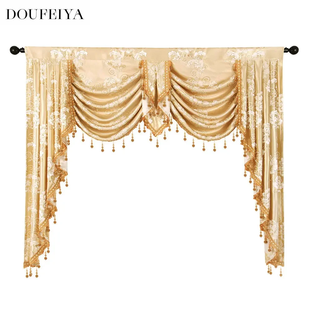 Home Office Backdrop - Estilo europeu Cortinas para Sala de