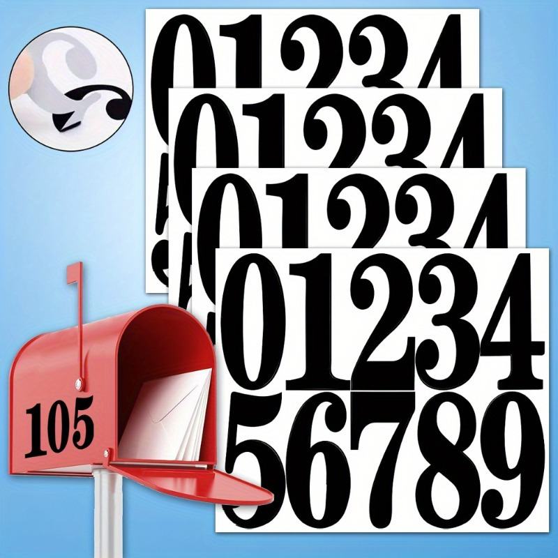 Home Office Number - Adesivos digitais, adesivos de caixa de