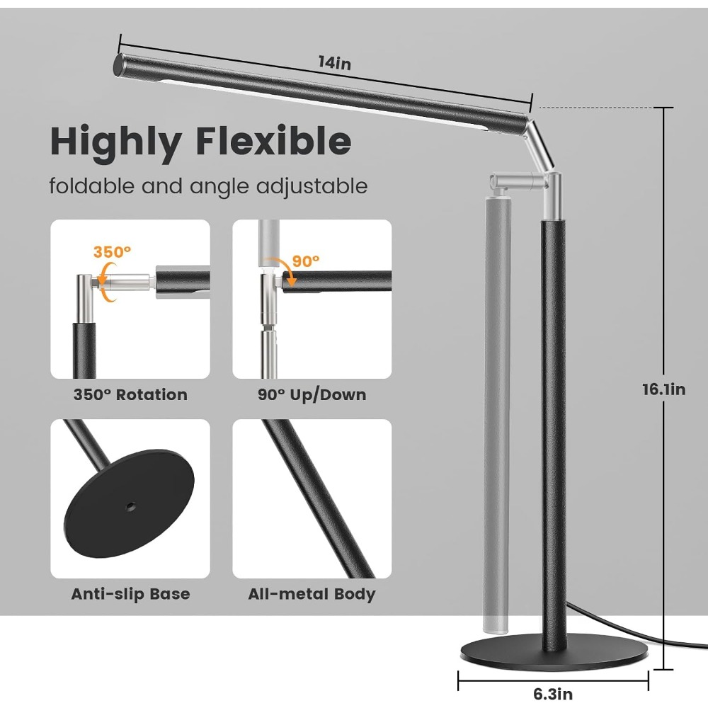 Luminária de Mesa LED Ajustáve - Office Table Home avaliação e preço