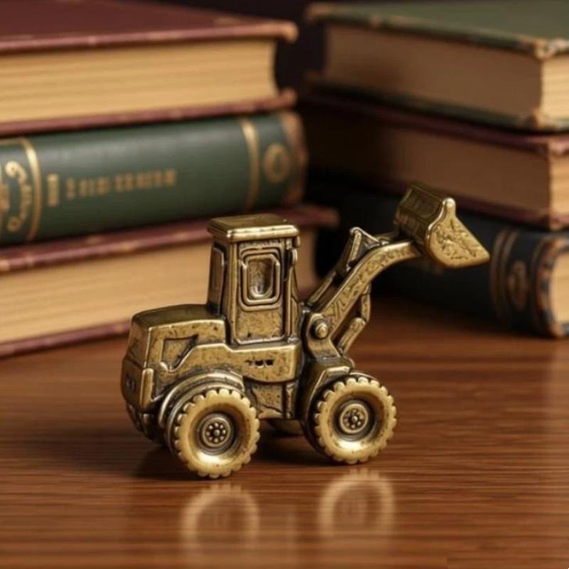Estátua de Bulldozer em Latão, - Home Office Architecture avaliação e preço
