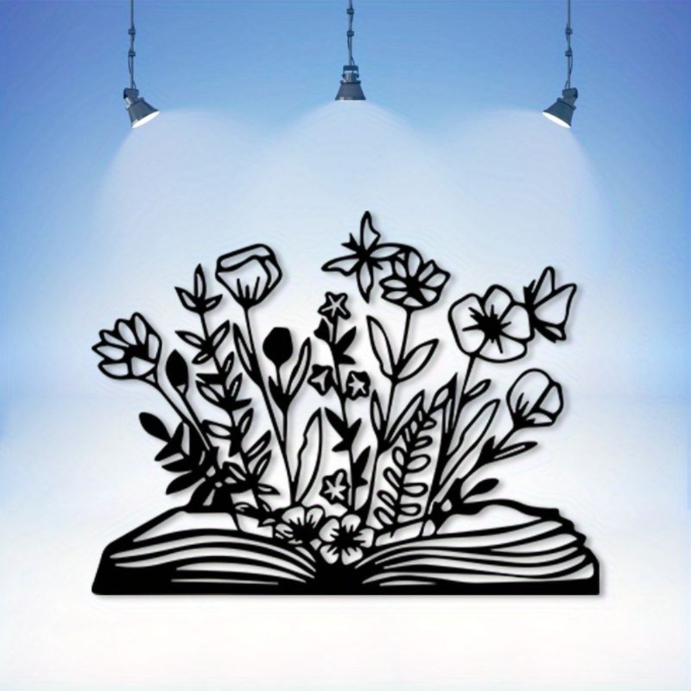 Arte de Parede em Ferro Forjad - Home Office With Library avaliação e preço