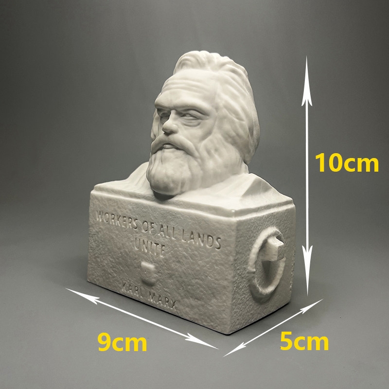 Escultura de busto de gesso de - Home Office With Library avaliação e preço