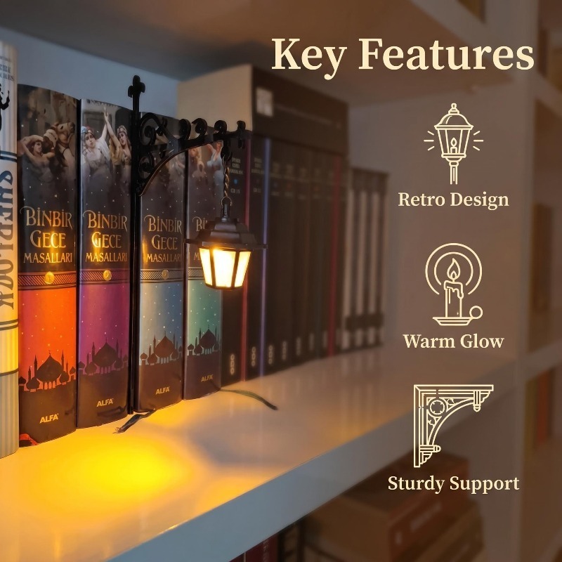 1-5PCS Luz Decorativa LED Vint - Home Office With Library avaliação e preço