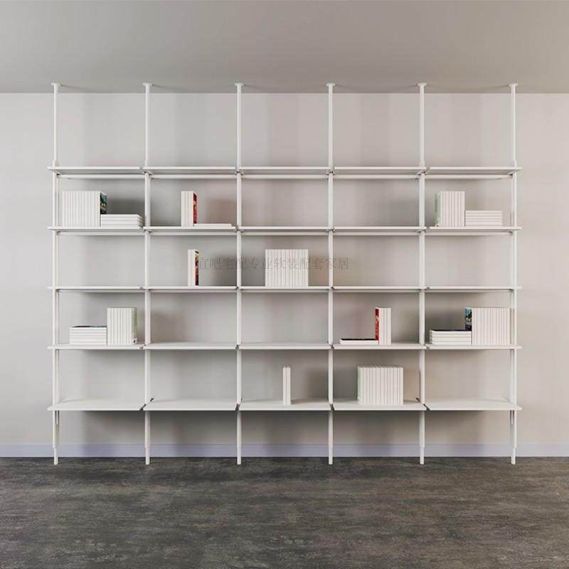 Italiano minimalista estantes  - Home Office With Library avaliação e preço