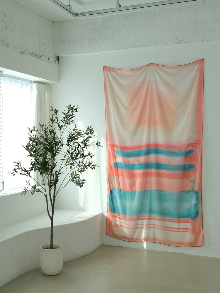 Cortinas de Chiffon Rosa com P - Home Office Backdrop avaliação e preço