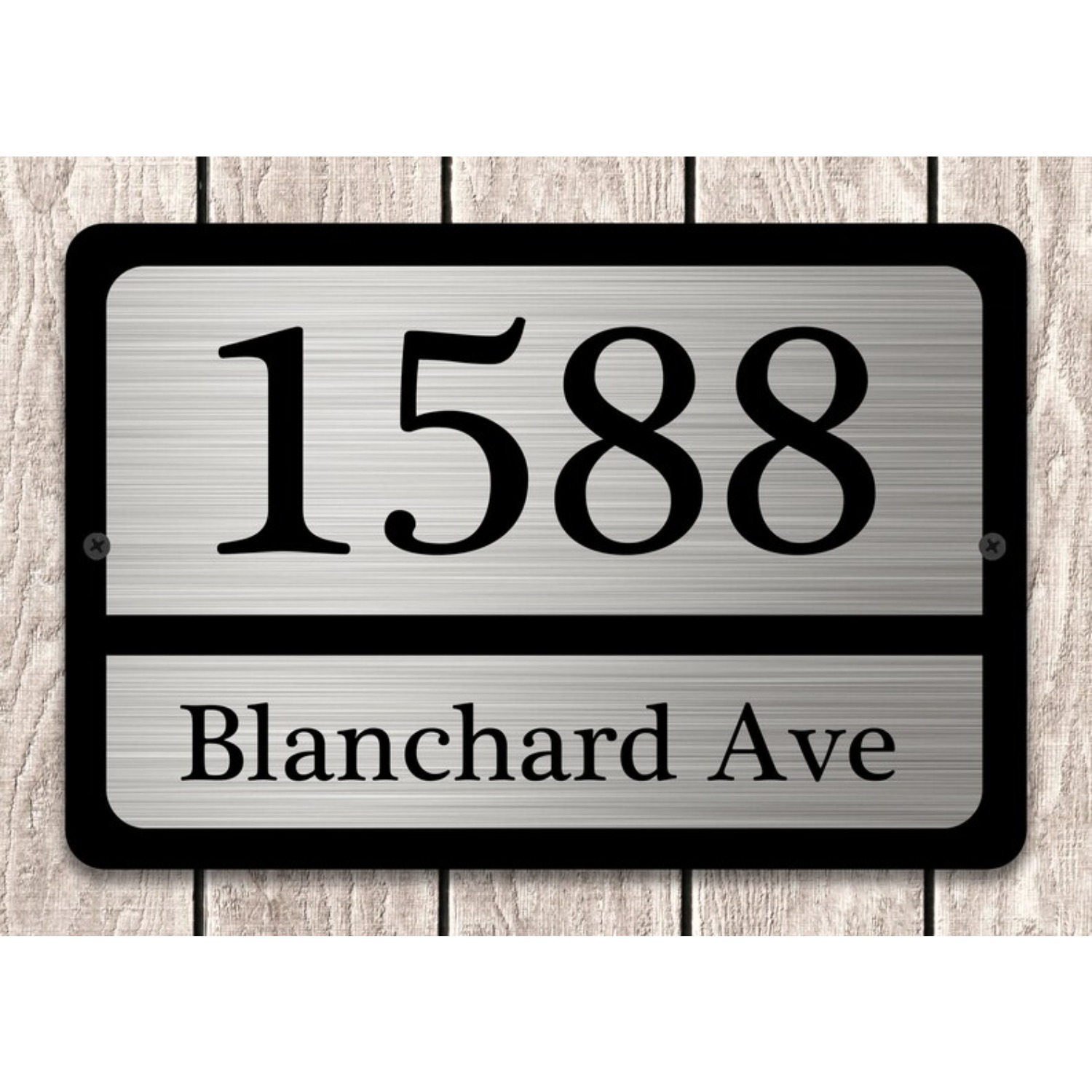 Placa de Endereço Personalizad - Home Office Number avaliação e preço