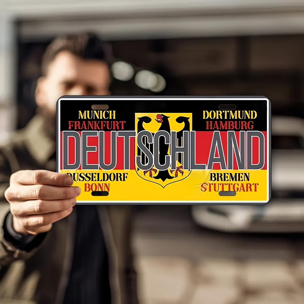 Placa de Metal Vintage Durável - Home Office Deutschland avaliação e preço