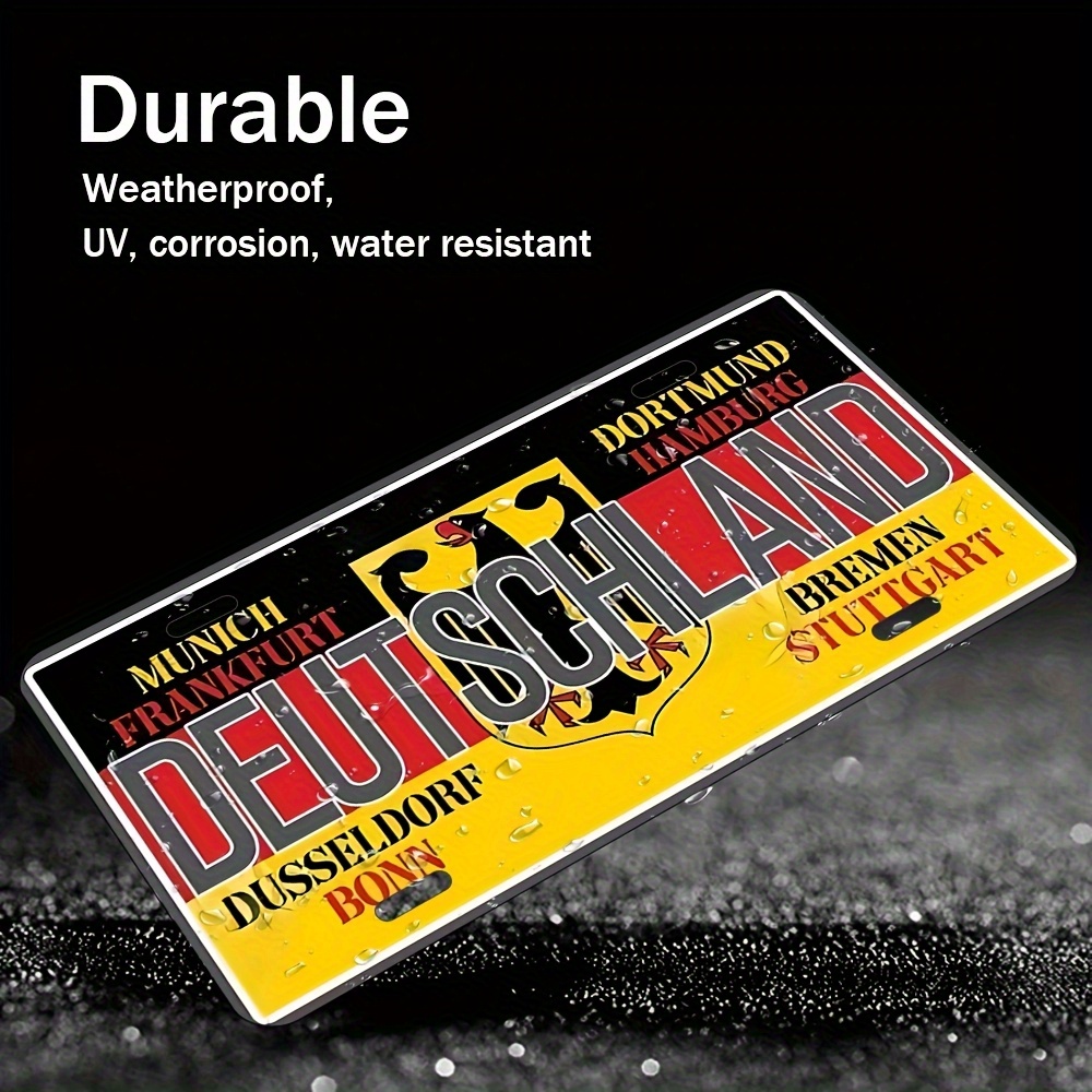 Placa de Metal Vintage Durável - Home Office Deutschland avaliação e preço