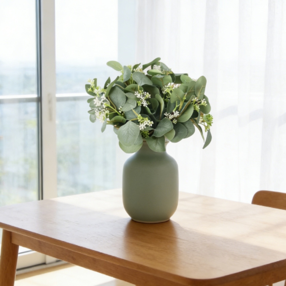 Folhas de eucalipto artificiai - Home Office Backdrop avaliação e preço