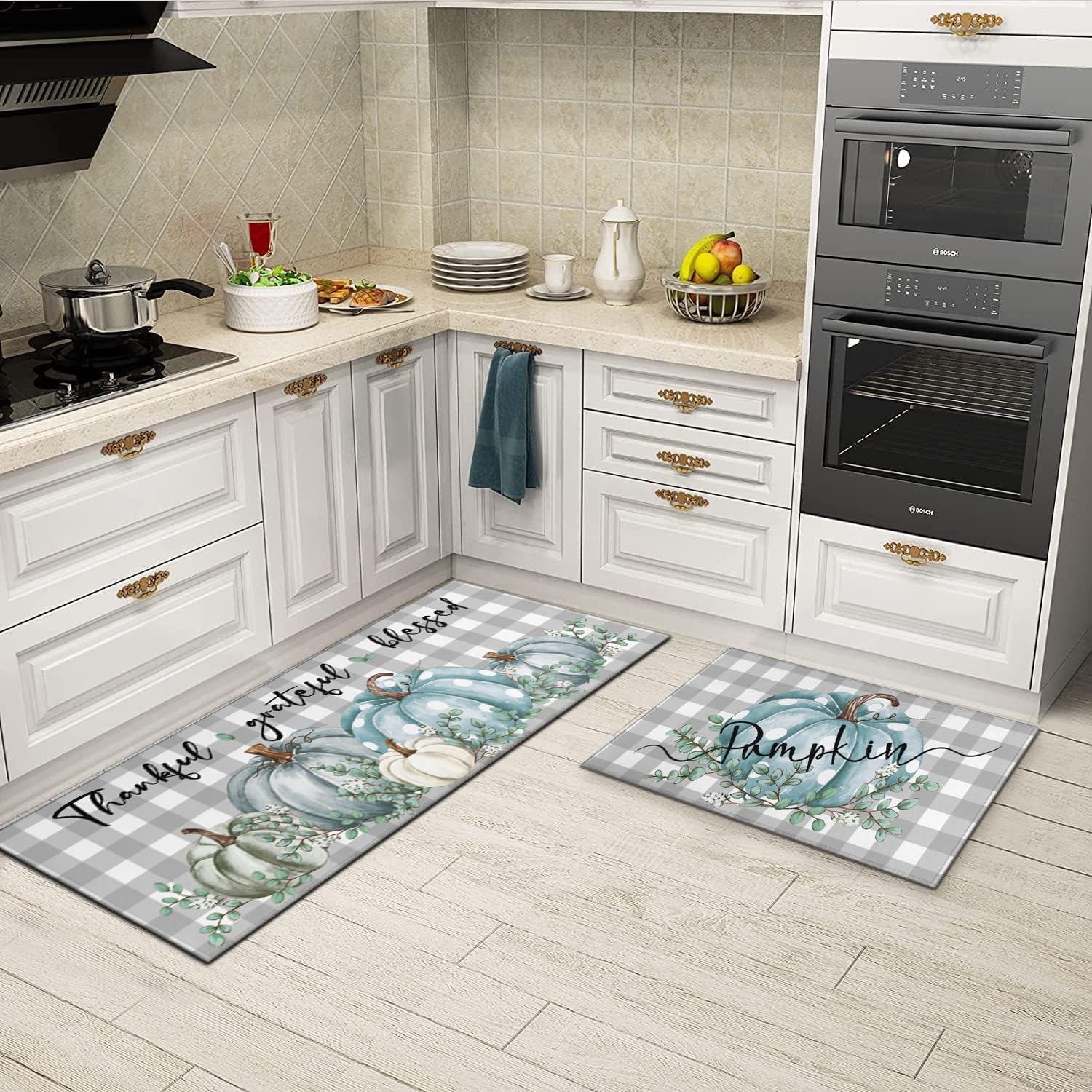 Vikama 2 pçs cozinha corredor  - Anti Fatigue Mat avaliação e preço